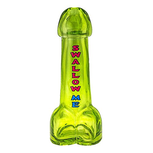 Shot Glasses Birthday Shot Glass Unique Party Favors, Funny Novelty Bachelorette Gag Gift for Men and Women - Best Gift for Bachelor Party Favors (Green, 1)