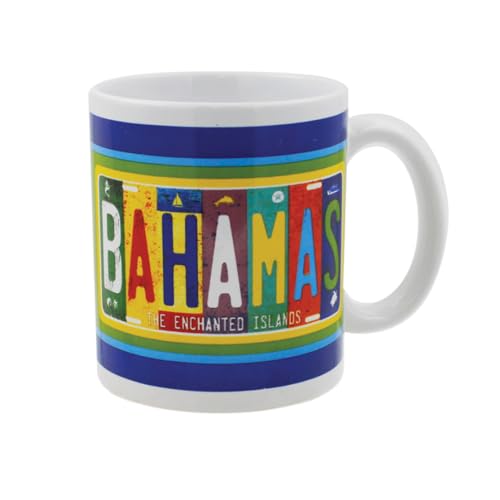 Mug Souvenir Gifts Coffee Cup License Plate Island Ceramic 11 oz Tea Mugs, Fun Cali Gifts for Mom Christmas Birthday and Him & Her, Medium