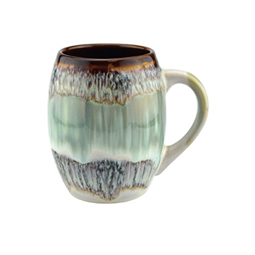 Mug Glazed Ceramic Coffee Mugs, Large Coffee Cup with Handle Sturdy Gorgeous Kitchen Decor Coffee Mug 20 oz, Bpa Free Microwave Safe Coffee Mugs, Unique Modern Cafe Cups