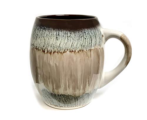 Mug Glazed Ceramic Coffee Mugs, Large Coffee Cup with Handle Sturdy Gorgeous Kitchen Decor Coffee Mug 20 oz, Bpa Free Microwave Safe Coffee Mugs, Unique Modern Cafe Cups
