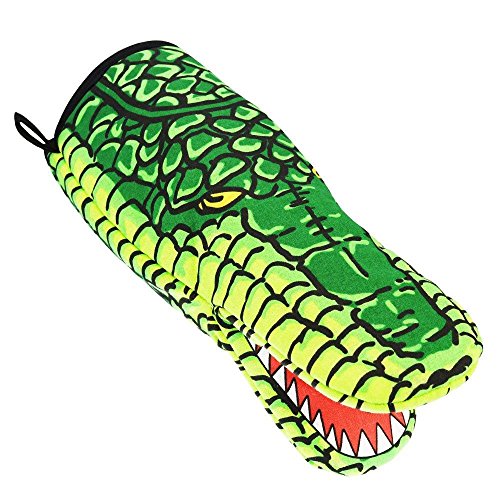 Alligator Oven Mitt, Fun Animal Mitts, One Size Gloves for Kitchen Essentials Heat Resistant