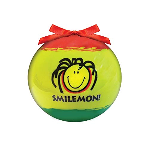 Christmas Ornament Fun Smile Mon Hanging Ball Rasta Decorative Tree Ornament and Gift, Positive Zen Vibes