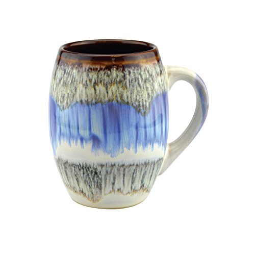 Mug Glazed Ceramic Coffee Mugs, Large Coffee Cup with Handle Sturdy Gorgeous Kitchen Decor Coffee Mug 20 oz, Bpa Free Microwave Safe Coffee Mugs, Unique Modern Cafe Cups