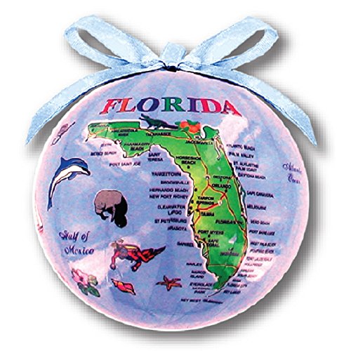 Christmas Ornament Ball Caribbean Island Map Souvenir Gift & Christmas Tree Decoration and Home Decor