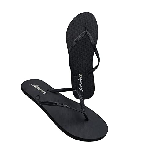 Rockin JETSETERS Women's Flip Flops Slipper Comfort Slides, Beach Summer Casual Flip Flop Thong Slippers, Comfortable Flip-Flops Athletic Walking Shoes
