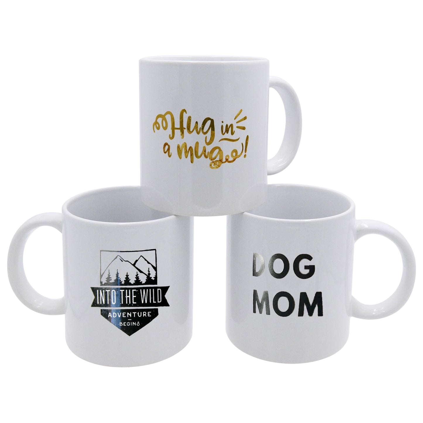 Sublimation Mugs, 11oz Sublimation Ceramic Blank Coffee Mugs Set of 36 White Tea Cups, Great for Bulk Bundle Sublimation Personalized Prints