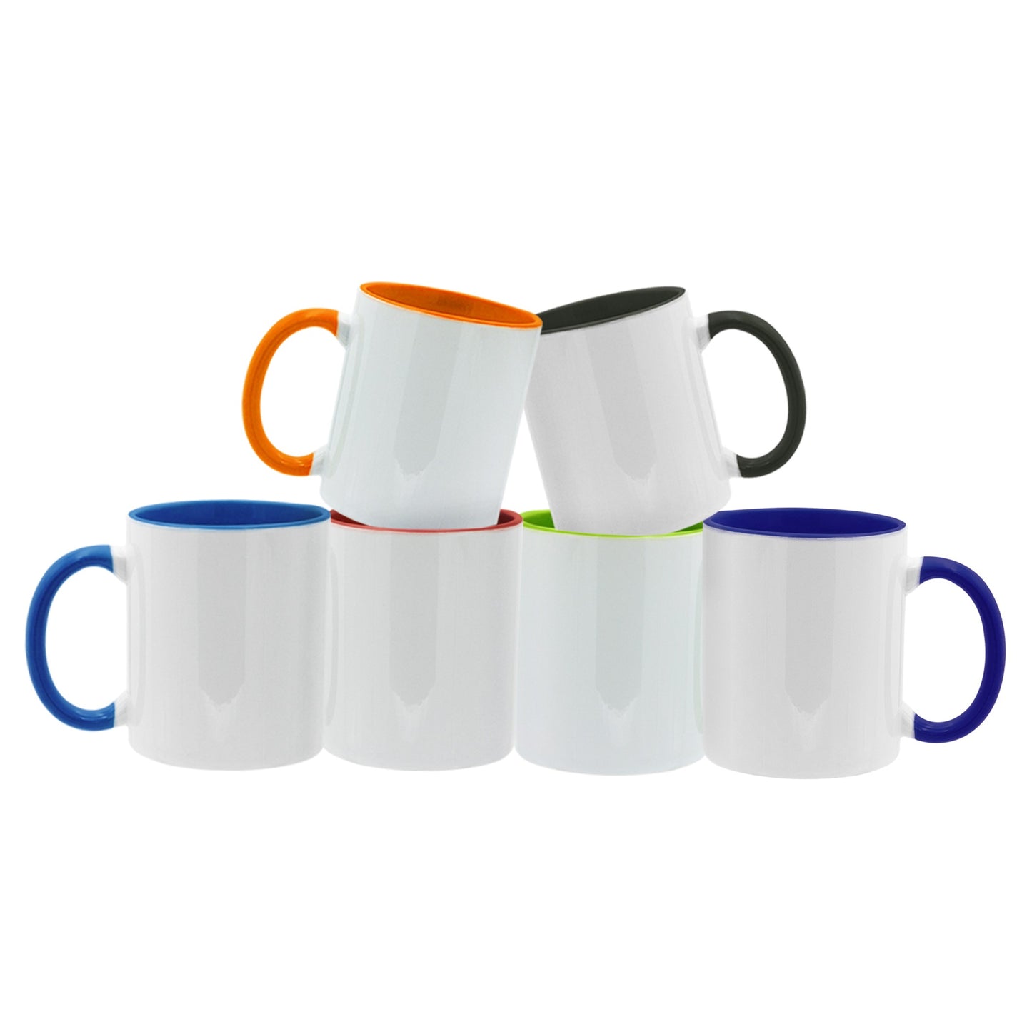 Sublimation Coffee Mugs, 11oz Sublimation Ceramic Blank Coffee Mugs Set of 12 White Tea Cups, Great for Bulk Bundle Sublimation Personalized Prints