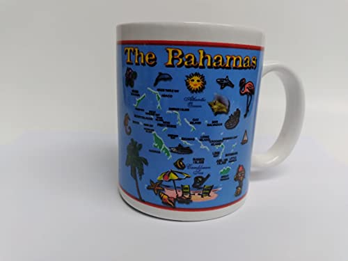 Rockin Gear Mug Bahamas Souvenir Gift Coffee Cup 11 oz Ceramic Cups FOR Him & Her, Bahama, Bimini, Andros, Freeport Souvenirs Gift