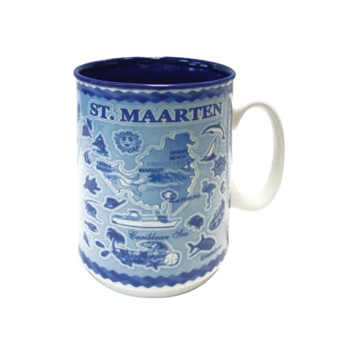 Rockin Gear Mug St. Maarten Island Souvenir Gift - Ceramic 11 oz Coffee Cup St. Maarten Gifts for Men & Women