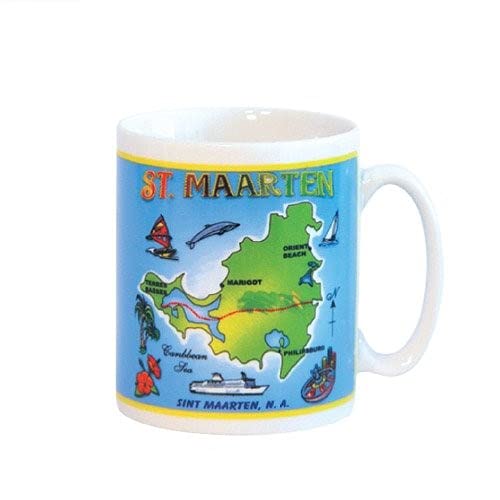 Rockin Gear Mug St. Maarten Souvenir Gift Coffee Mug, Ceramic Saint Maarten Cup Limited Edition Collectible 11 oz makes a great gift or souvenir