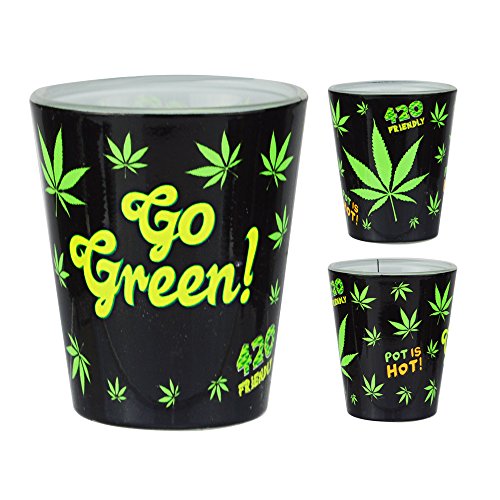 Rockin Gear Shot Glasses 21+ Birthday Shot Glass - Funny 1.5 oz Shots for Men, Women Set of 2, Adults Gag Gifts Shots for Vodka, Whiskey, Tequila (Black)