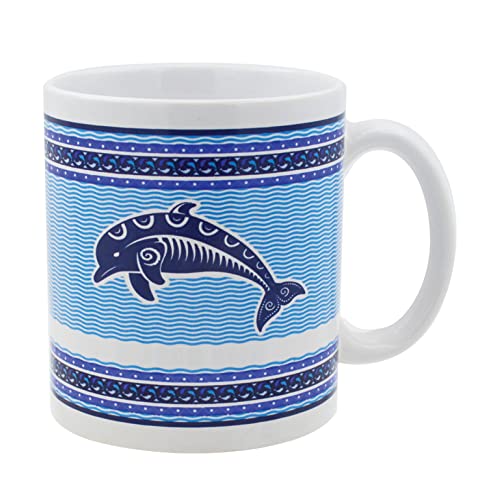 Mugs Fun Dolphins Coffee Mug Gifts for Mom, Cute Animal Dolphin Mug Gifts for Women and Men, Ceramic Novelty Mugs (Dolphin)