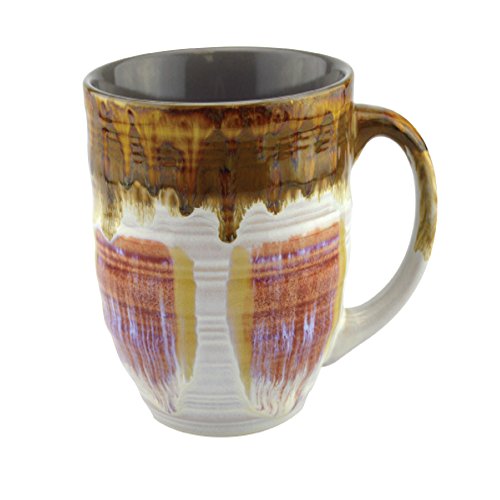 Large Coffee Mugs 20 Ounce - Creative Glazed Ceramic Coffee and Tea Cups (Rose, 1) - Best Gift for Coffee Tea Lover/Addicts