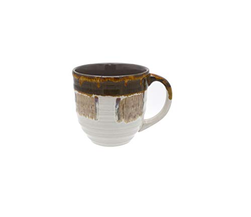 Rockin Gear Large Coffee Mugs 20 Ounce - Creative Glazed Ceramic Coffee and Tea Cups (BROWN, 1) - Best Gift for Coffee Tea Lover/Addicts