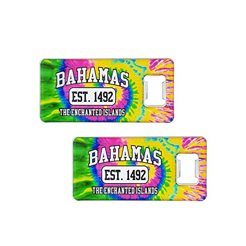 Bahamas Souvenir Gift Bottle Opener, Bahamas Island Gifts for Him & Her - Bahamas - Bimini, Andros, Freeport Est. Beer Bottle Opener (Bahamas)