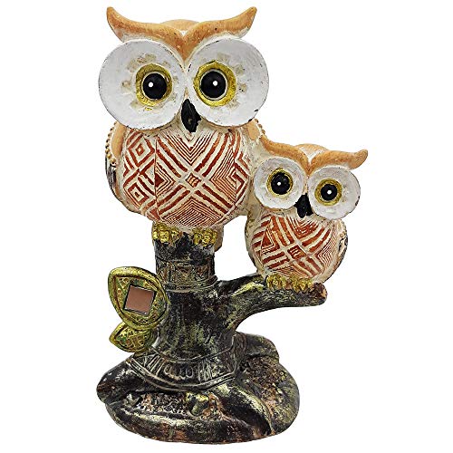 Rockin Owl Figurine Mom & Baby Set Very Cute Statue, 2 Owls Together - Nice Decoration for Home Office - Best Gift or Collectors Idea
