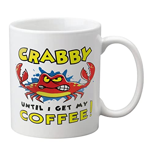Mug Hilarious Rude Coffee Mug, Crazy Funny 12 Ounce Tea Cup Gag Gifts for Men and Women, Fun Birthday White Elephant Gifts (Mood)