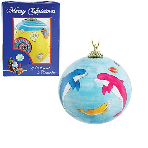 Christmas Ornament Hanging Ball Dolphins Designed Individually Boxed Christmas Decoration
