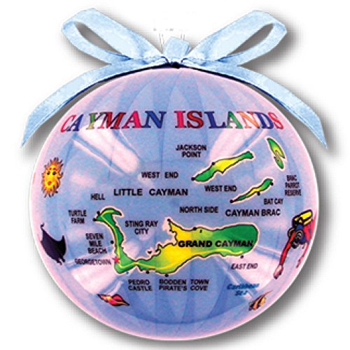 Christmas Ornament Ball Caribbean Island Map Souvenir Gift & Christmas Tree Decoration and Home Decor